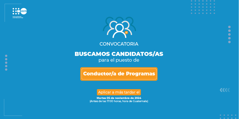 Conductor/a de Programas