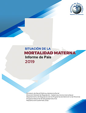 Portada del Informe de País de la Situación de la Mortalidad Materna 2019