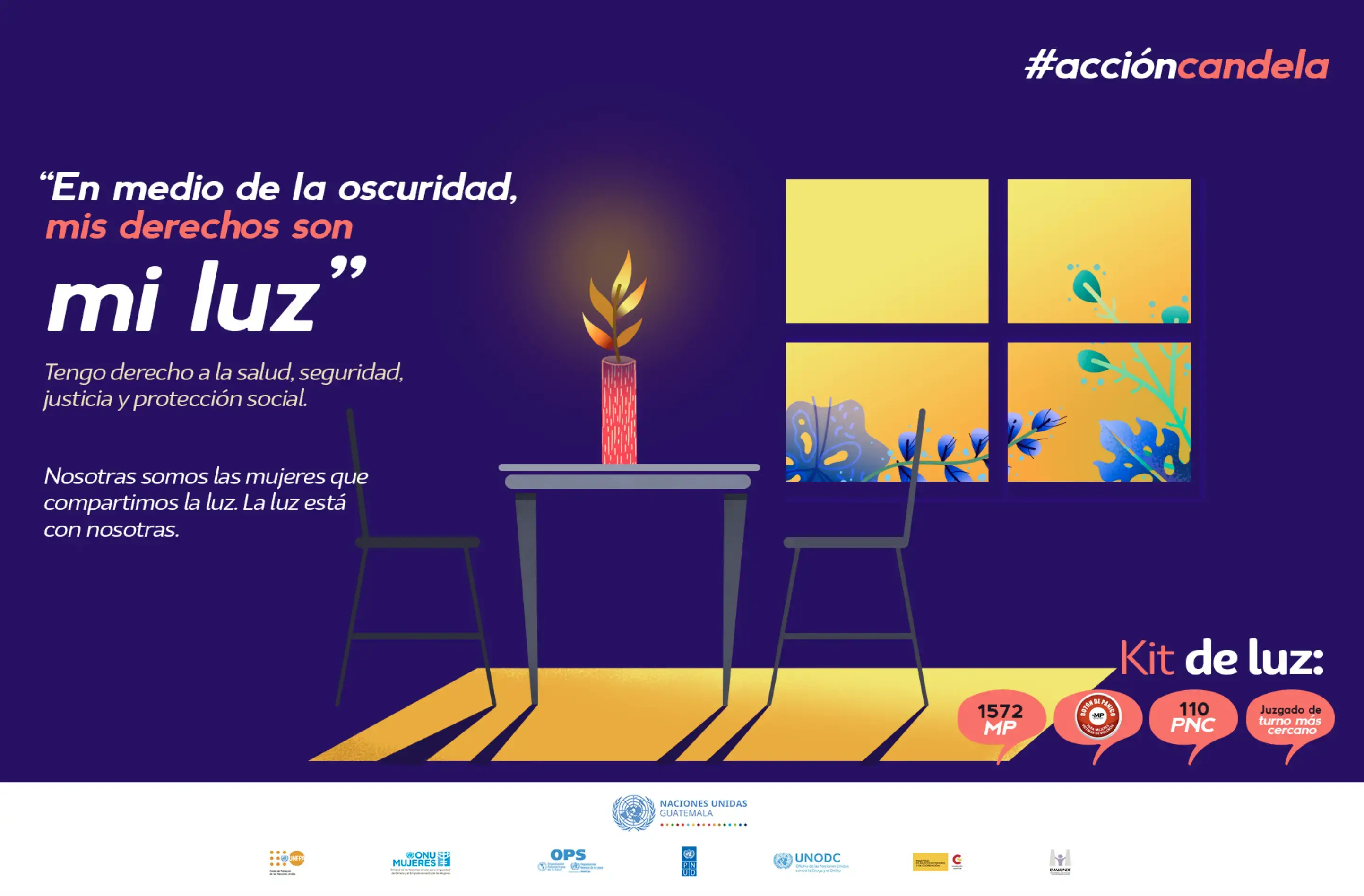 Acción Candela: ONU llama a continuar con los servicios de protección  a las mujeres víctimas de violencia durante la pandemia de COVID-19