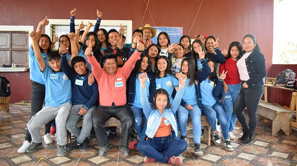 Juventudes de Huehuetenango se capacitan en herramientas de participación y liderazgo