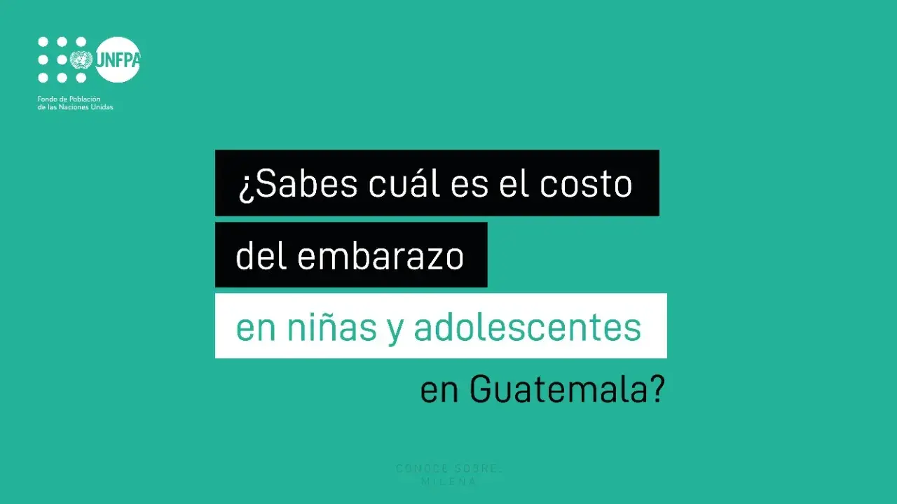 Costo global de los embarazos en adolescentes asciende  a 1,627.5 millones de quetzales